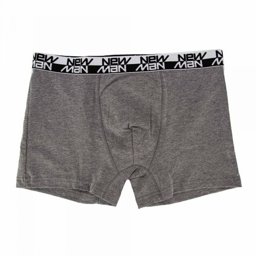 Boxer Stretch Coton Logo Sur L'élastique Homme New Man