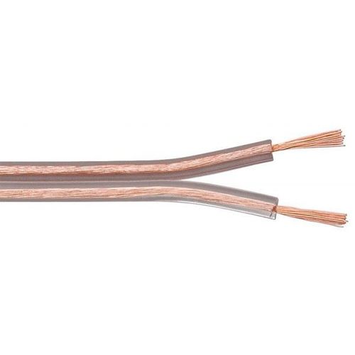 goobay - Câble pour haut-parleur en vrac - 2.5 mm² - 10 m - transparent