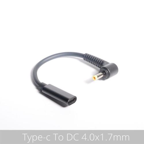 Chargeur USB C PD vers DC pour ordinateur portable, adaptateur de