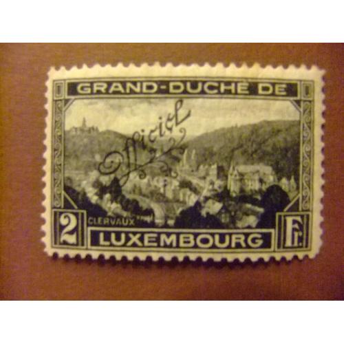 Luxemburgo Luxembourg 1928 Timbres Surcharge Officiel Yv 187 * Mh