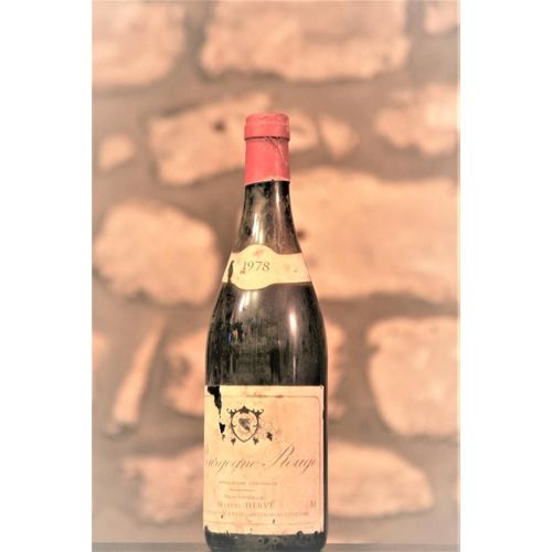 Vin Rouge, Bourgogne, Domaine Marcel Herve 1978