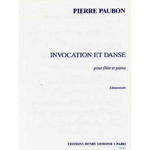 Invocation Et Danse