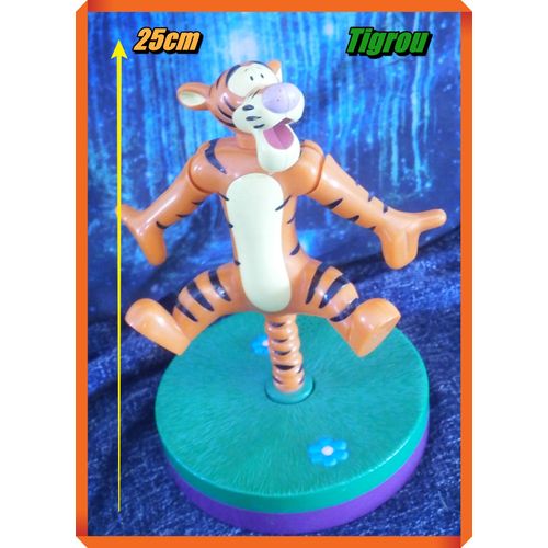 Figurine Winnie L'ourson - Tigrou Le Tigre - 25cm