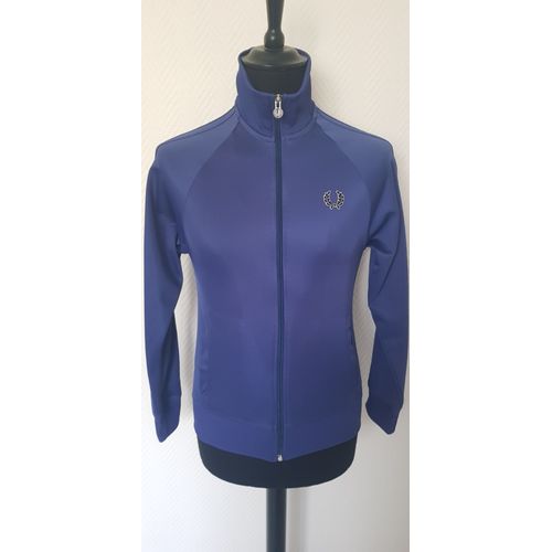 Veste Zippée Bleu Fred Perry