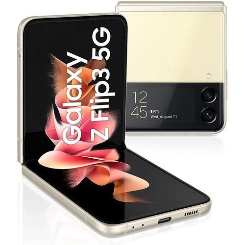 Samsung Galaxy Z Flip3 5G F7110 128 Go Simple SIM Crème