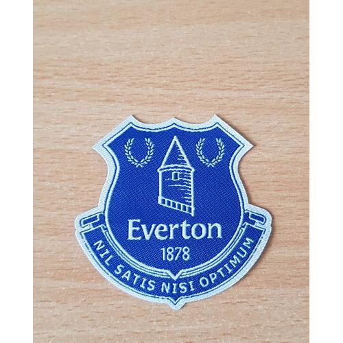 Écusson En Tissu Everton Football Club 1878 6x6,5 Cm Thermocollant Pas Besoin De Couture Premier League