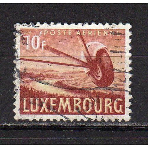 Timbre De Poste Aérienne Du Luxembourg