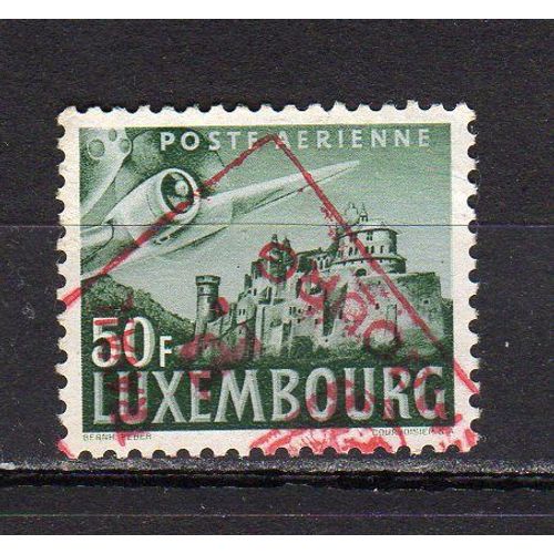 Timbre De Poste Aérienne Du Luxembourg