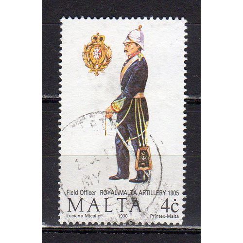 Timbre-Poste De Malte