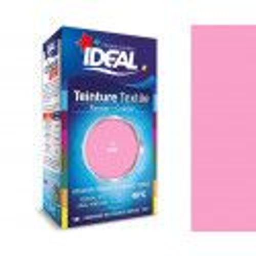 Teinture avec fixateur Rose 31 tissu vêtement textile coton lin viscose soie IDEAL