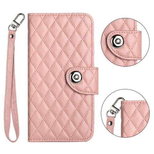 Étui Pour Xiaomi Redmi Note 7 Portefeuille Couverture Bande De Poignet Titulaire De La Carte Protection Élégante Antichoc - Couleur Orange
