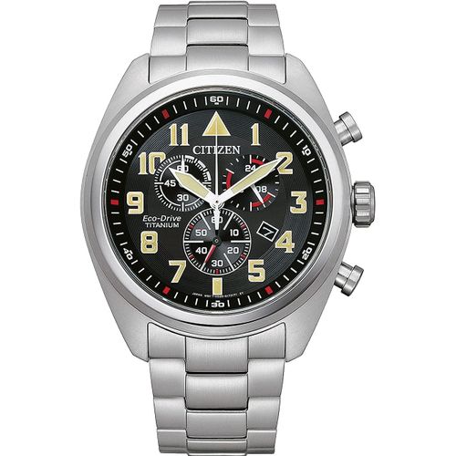 Citizen Montre Argent Chronographe Hommes At2480-81e