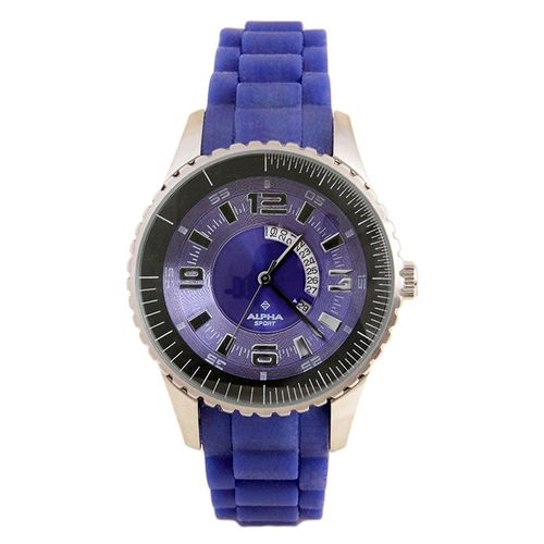 Alpha Saphir Montre Bleu Analogique Mixte 231c