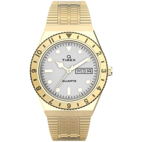 Timex Montre Doré Analogique Femmes Q Reissue Tw2u95800