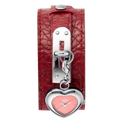 @Time Montre Rouge Analogique Filles 422-1007-77