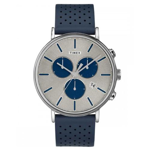 Timex Montre Bleu Chronographe Hommes Fairfield Supernova Chronograph Tw2r97700