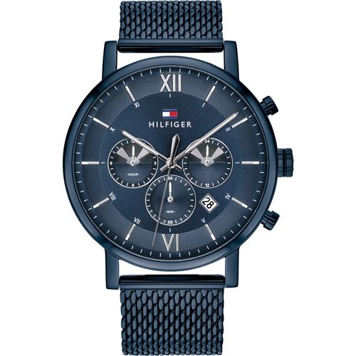 Tommy Hilfiger Montre Bleu Multi-Cadrans Hommes Evan 1710397