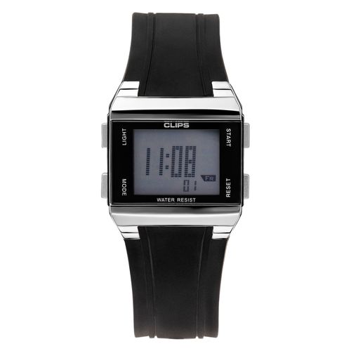 Clips Montre Noir Digital Hommes 539-6003-44