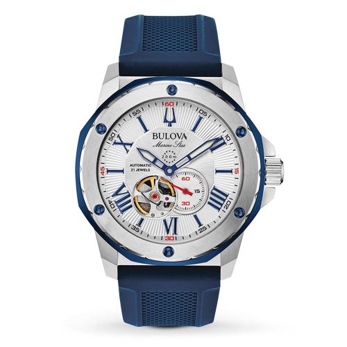 Bulova Montre Bleu Analogique Hommes Marine Star 98a225