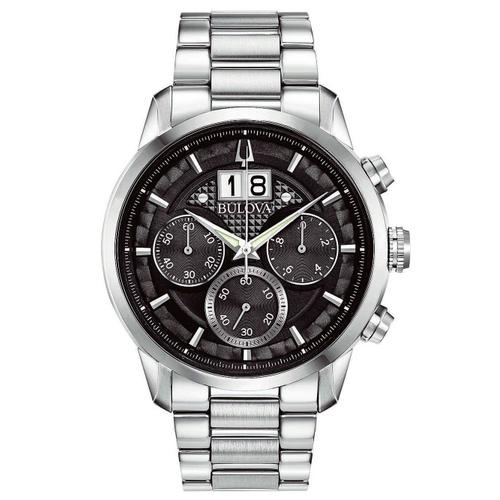 Bulova Montre Argent Chronographe Hommes Sutton 96b319