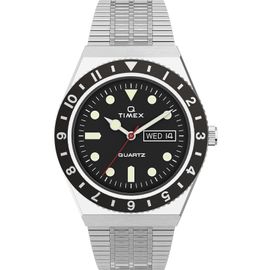 Timex Montre Argent Analogique Hommes Q Reissue Tw2u61800