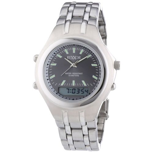 Rexxor Montre Argent Analogique - Digital Hommes 242-7904-88