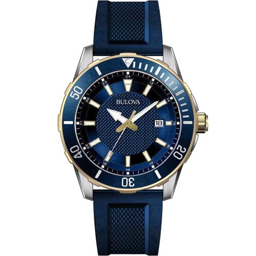 Bulova Montre Bleu Analogique Hommes 98b345