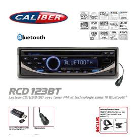 Autoradio Caliber avec Bluetooth - USB, SD, AUX, FM - Lecteur CD