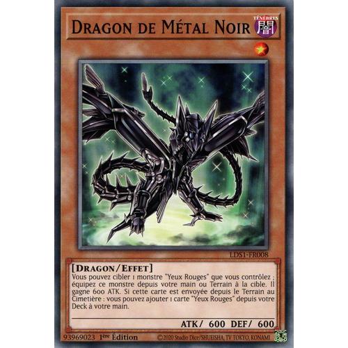 Dragon De Métal Noir - Lds1-Fr008