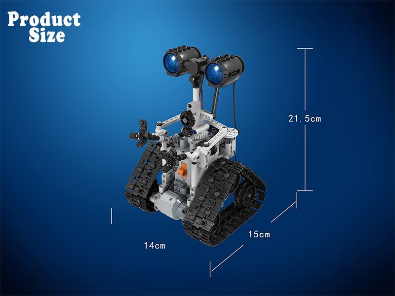 408pcs - Moc Robot Intelligent Rc Cratif, Tlcommande De H... - 2