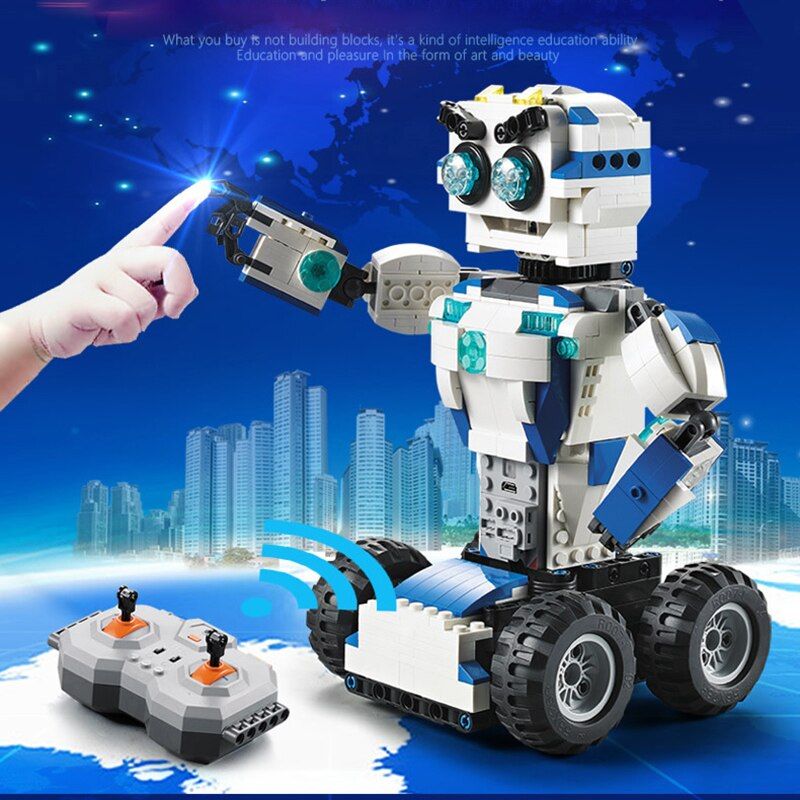 606pcs Pas De Bote - Robot Radiocommand 2 En 1 Pour Enfant... - 3