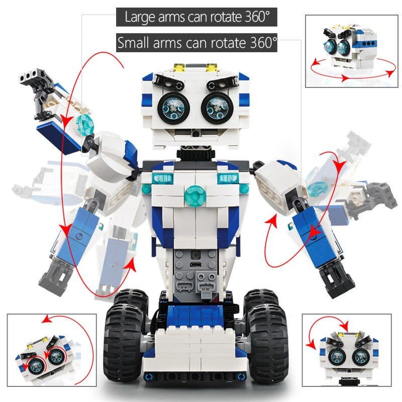 606pcs Pas De Bote - Robot Radiocommand 2 En 1 Pour Enfant... - 6