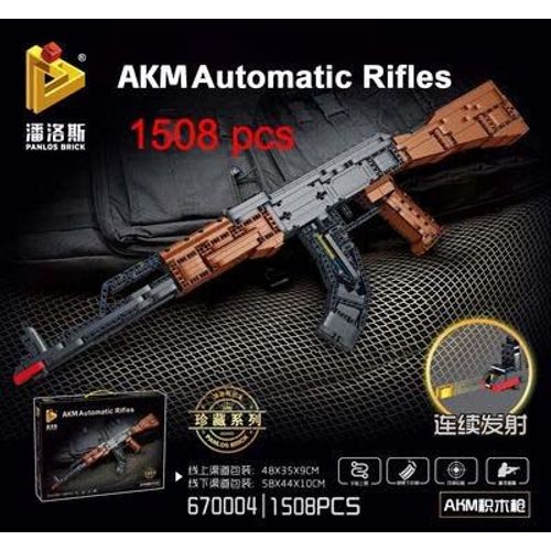 670004 Pas De Boîte - Pistolet De Paintball M4a1 98k M16 En Briques De Technologie, Modèle D'arme, Jouets, Fusil Pour Enfants, Blocs De Construction Électroniques, Cadeaux