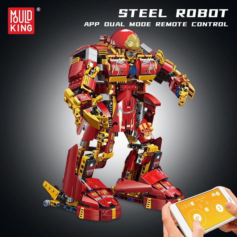 Bote 15039no - Robot En Acier Avec Tlcommande, Blocs De C... - 2