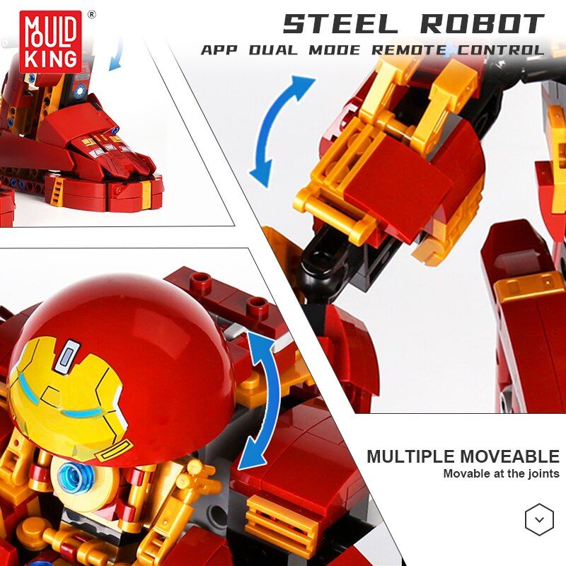 Bote 15039no - Robot En Acier Avec Tlcommande, Blocs De C... - 5