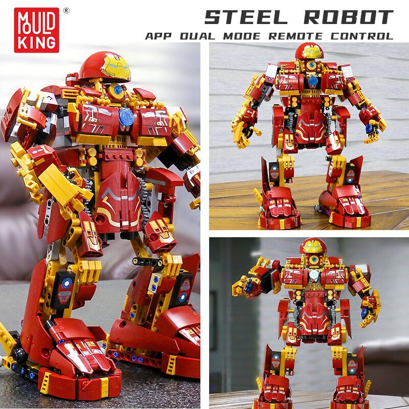 Bote 15039no - Robot En Acier Avec Tlcommande, Blocs De C... - 7