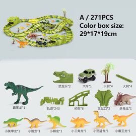 Dinosaure Combo 1 - Jouet Crétaceus Jurassic World Camp, Dinosaure, Paradis, Puzzle Pour Enfants, Modèle De Voiture Électrique, Vacances