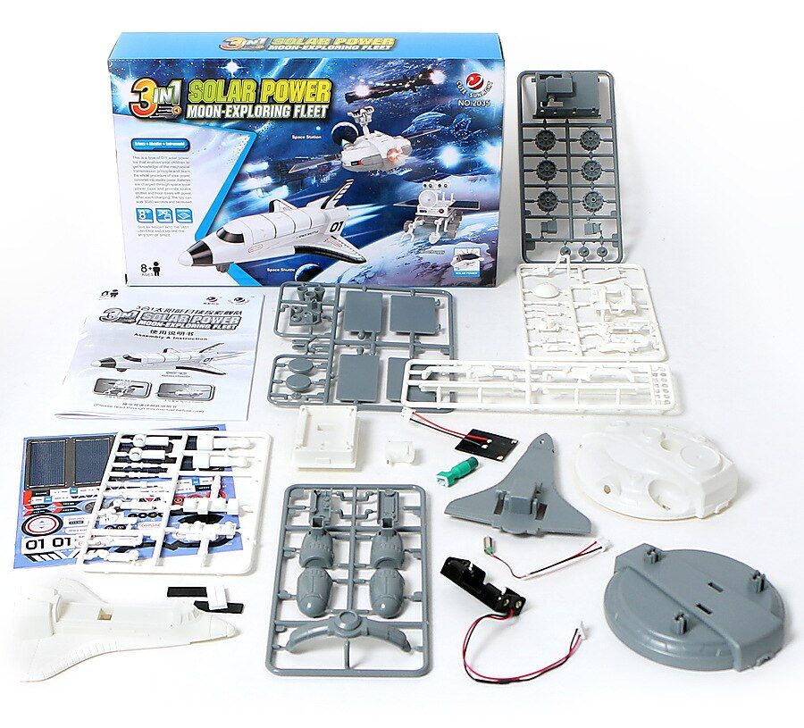 Dgager - Stem Toy 3-En-1 Jouet Robot Technique Solaire, Kit...