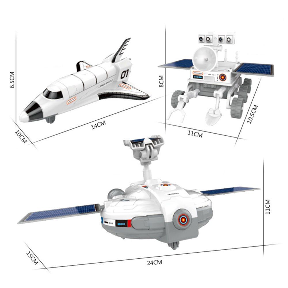 Dgager - Stem Toy 3-En-1 Jouet Robot Technique Solaire, Kit... - 5
