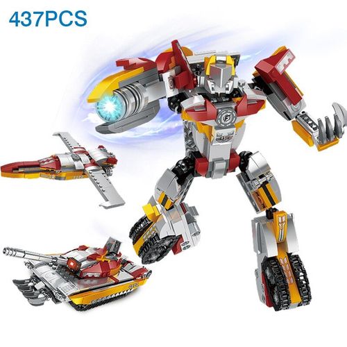 Fc1005 - Blocs De Construction Robot Mech, Voiture De Police, Modèle Brique, Cadeau De Noël, Jouets Éducatifs Pour Enfants
