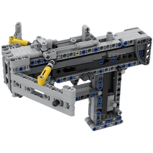 Gris - Blocs De Construction Militaire À Arbalète Mécanique Pliante, Accessoires, Armes À Feu, Pièces Moc, Briques, Modèle De Tir, Jouet, Cadeau Pour Enfants