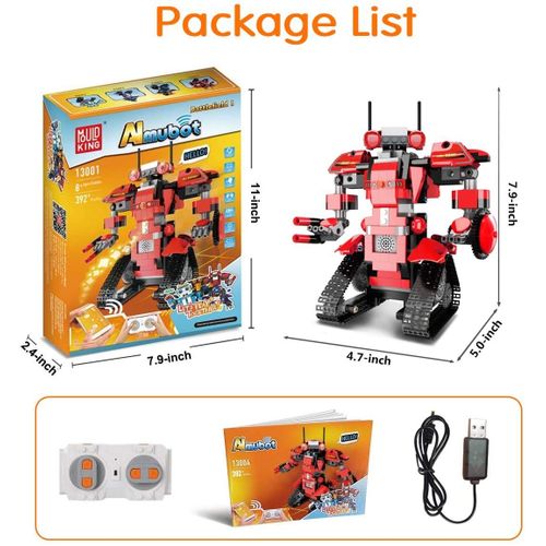 M1 - Robot Avec Télécommande Et Contrôle Par Application, Jouets D'apprentissage Créatifs, Kits De Construction Éducatifs, Cadeau Pour Garçons Et Filles