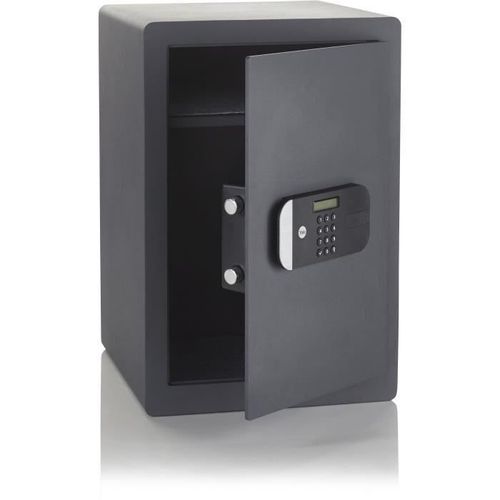 YALE Coffre-fort haute sécurité à serrure électronique (Certifié SKG), format professionnel H.52 x l.35 x P.36 cm (49,8 L)