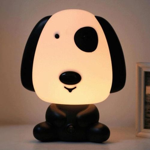 Bébé Chambre Lampes Veilleuse Dessin Animé Animaux Pvc Plastique Sommeil Led Enfant Lampe Ampoule Chien (Us)