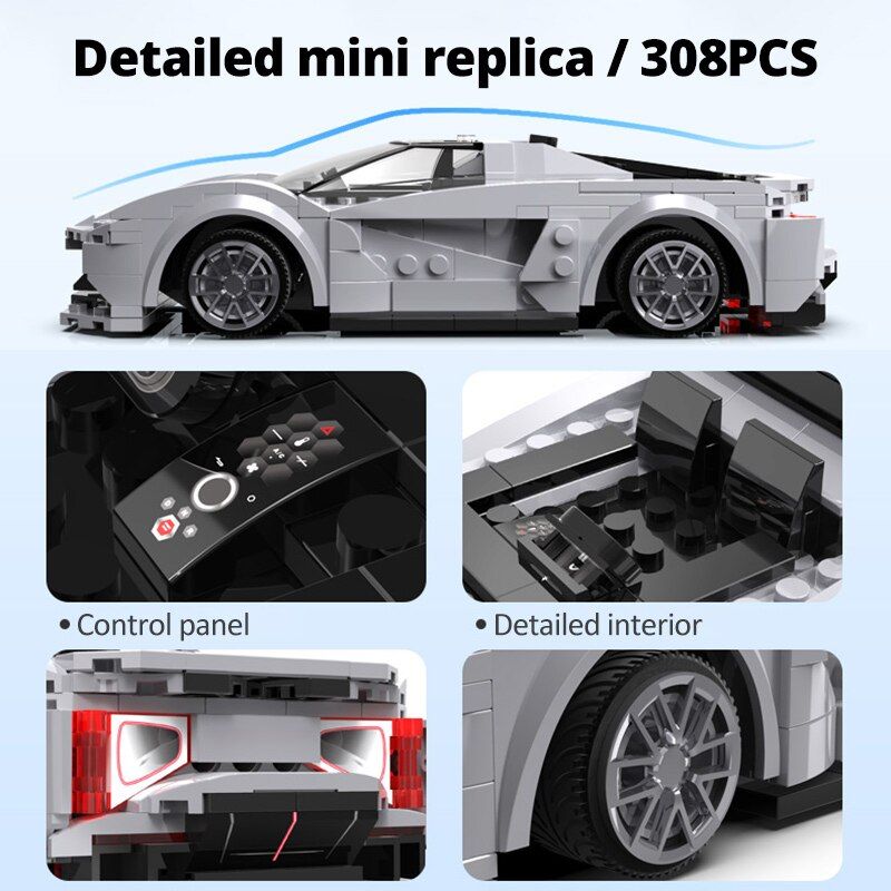 Sans Bote - Blocs De Construction De Voiture De Sport, Prog... - 5
