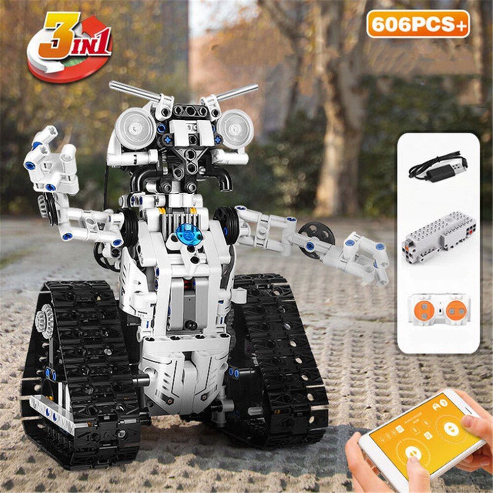 Sans Bote - Robot Intelligent Rc, 606 Pices, Blocs De Cons... - 3
