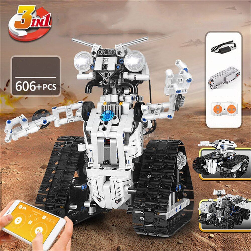 Sans Bote - Robot Intelligent Rc, 606 Pices, Blocs De Cons... - 4