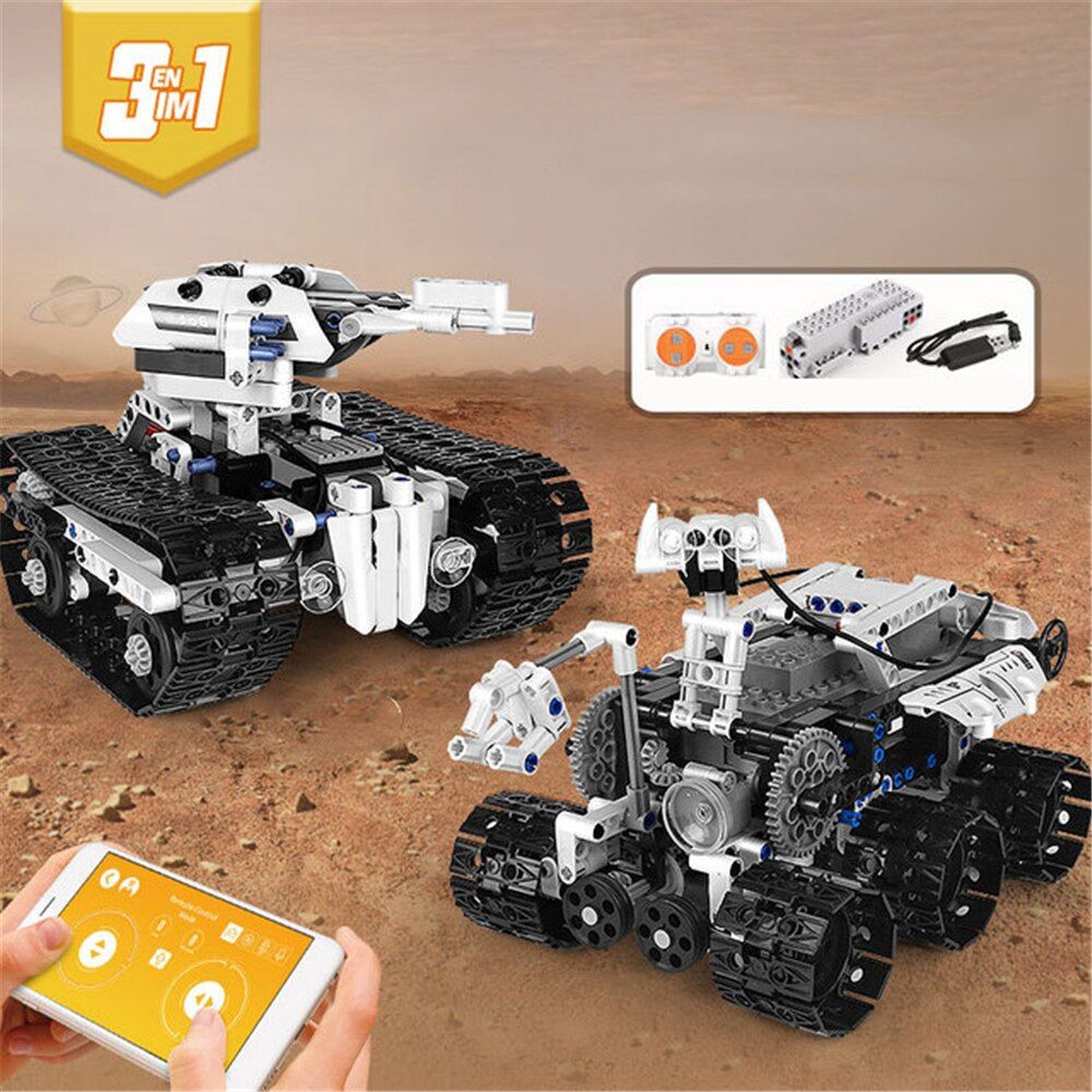 Sans Bote - Robot Intelligent Rc, 606 Pices, Blocs De Cons... - 5