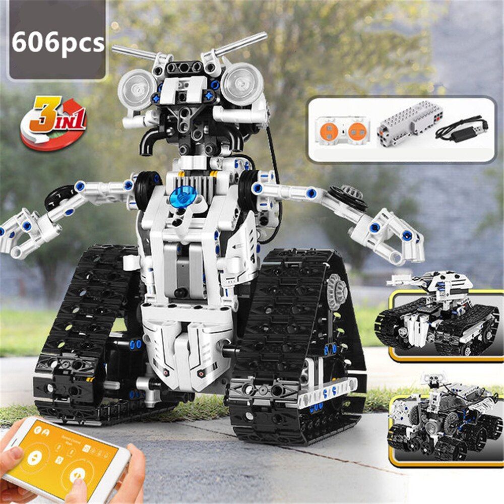 Sans Bote - Robot Intelligent Rc, 606 Pices, Blocs De Cons... - 7