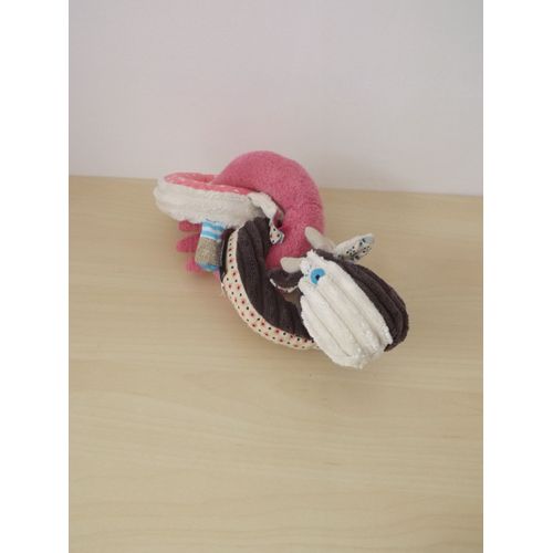 Doudou Hochet Vache Les Déglingos